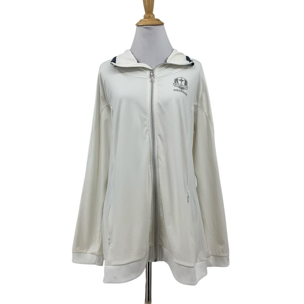 Sunice Jacket Womens 2XL XXL Ivory Super Lite FX Sport Ryder Cup 2012 Medinah